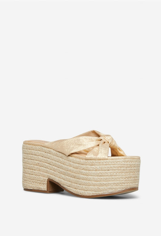 MARMAR HEELED SANDAL Gold