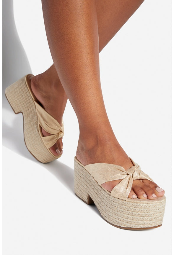 MARMAR HEELED SANDAL Gold