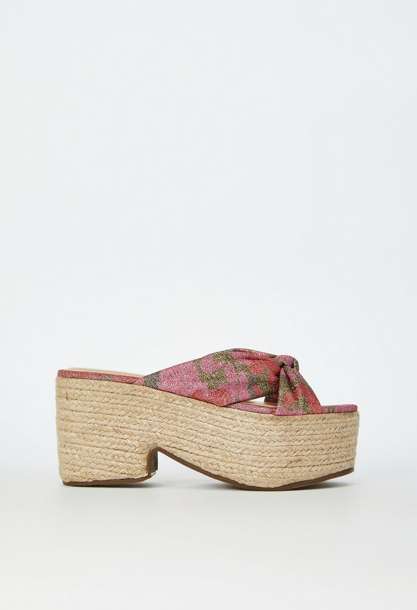 MARMAR HEELED SANDAL Hot Coral Camo