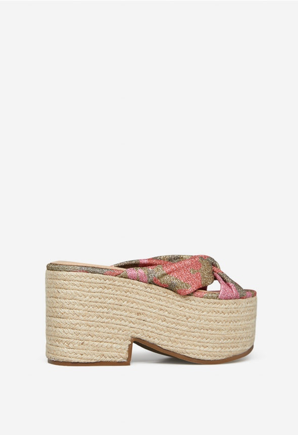 MARMAR HEELED SANDAL Hot Coral Camo