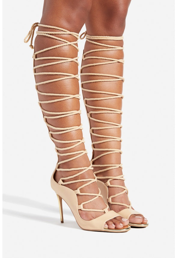 PATRII HEELED SANDAL Beige