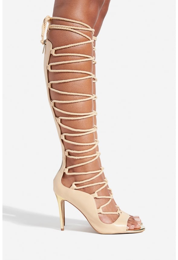 PATRII HEELED SANDAL Beige