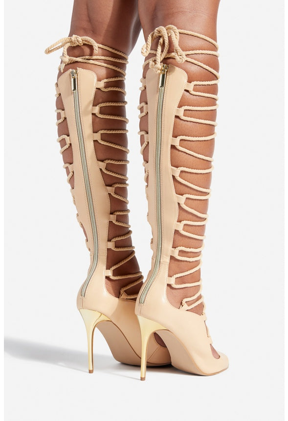 PATRII HEELED SANDAL Beige