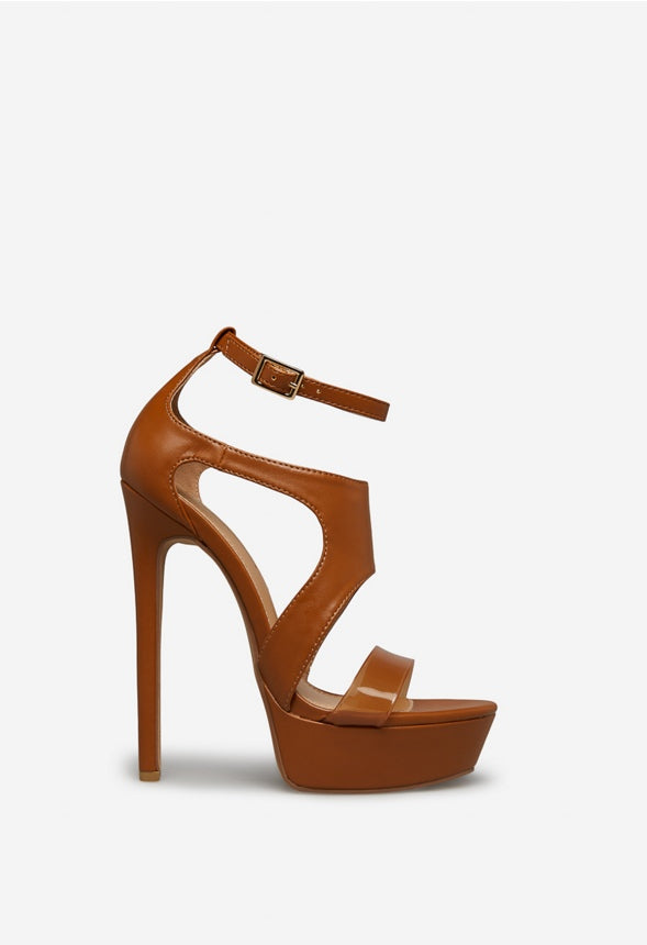 ELISABECKA PLATFORM SANDAL Camel