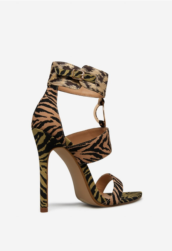 ROXXY STILETTO SANDAL Tiger Multi