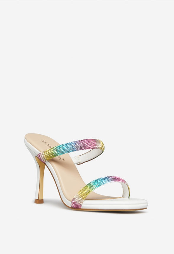 GOLDEN HOUR HEELED SANDAL Multi