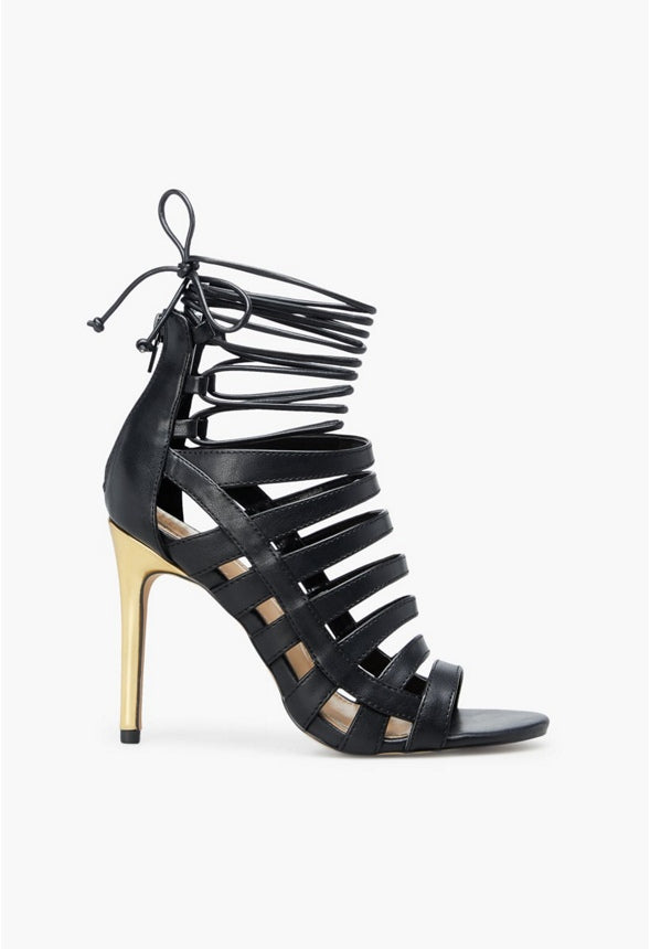 KULAP STRAPPY SANDAL Black Caviar