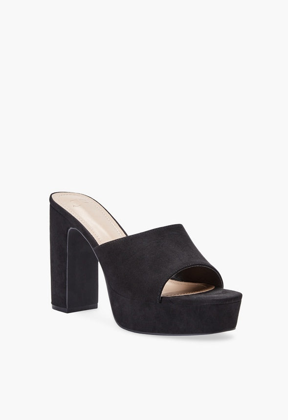 Abigale Platform Sandal Black Caviar