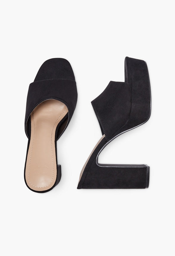 Abigale Platform Sandal Black Caviar
