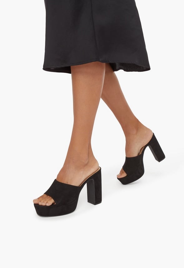 Abigale Platform Sandal Black Caviar