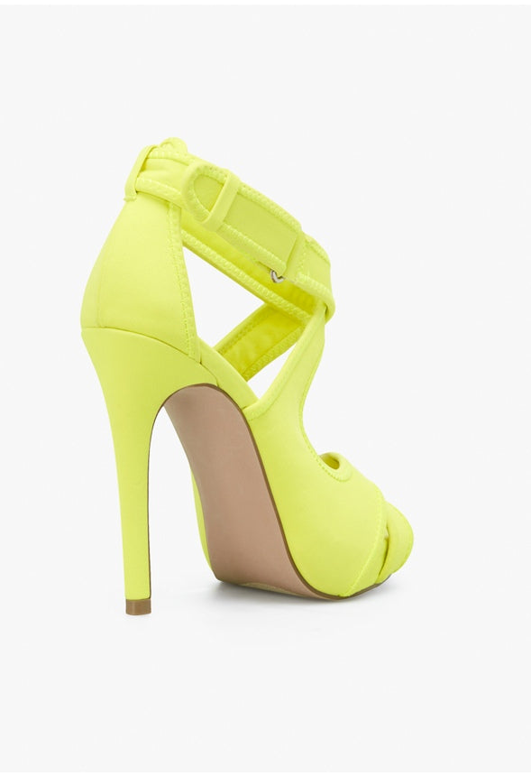 BRYNLEE HEELED SANDAL Sulphur Spring Green