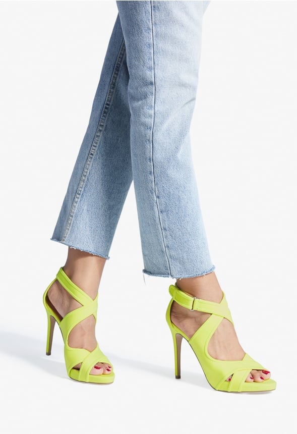 BRYNLEE HEELED SANDAL Sulphur Spring Green
