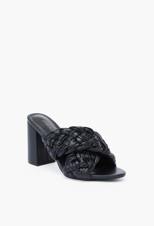 BLAIR BLOCK HEELED SANDAL Black