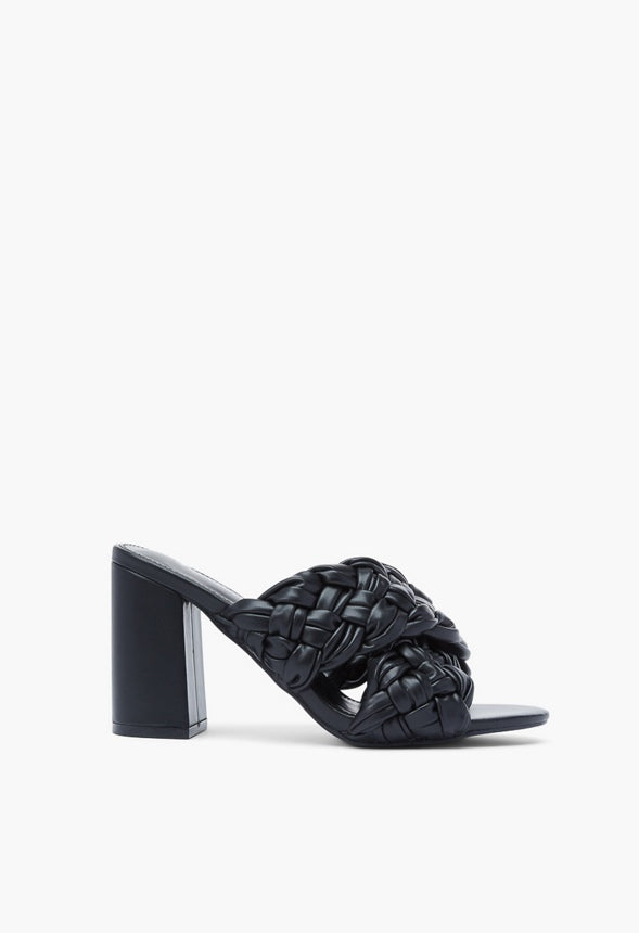 BLAIR BLOCK HEELED SANDAL Black