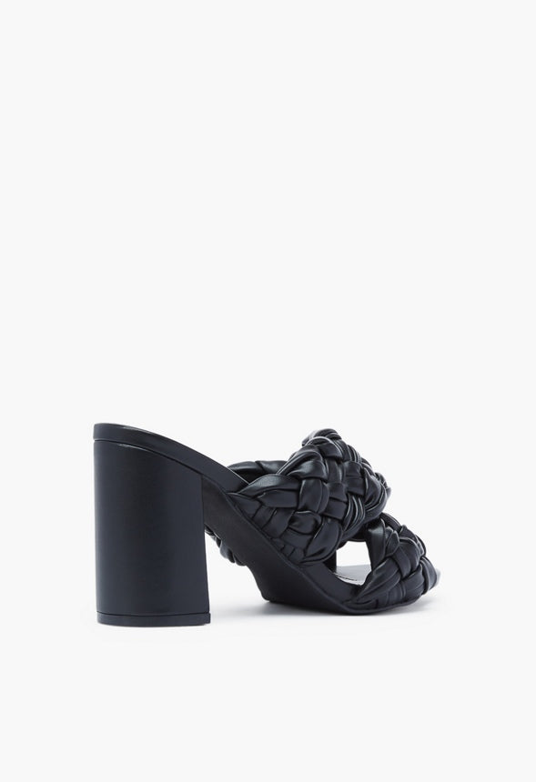 BLAIR BLOCK HEELED SANDAL Black