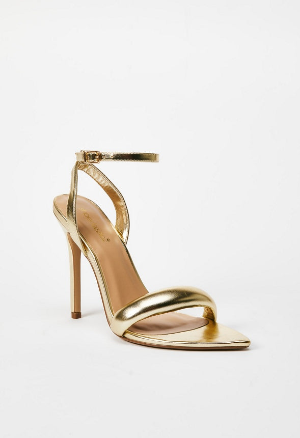 NAOMI HEELED SANDAL Gold