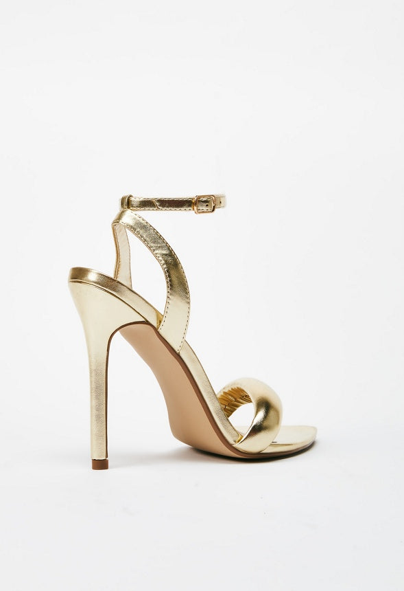 NAOMI HEELED SANDAL Gold