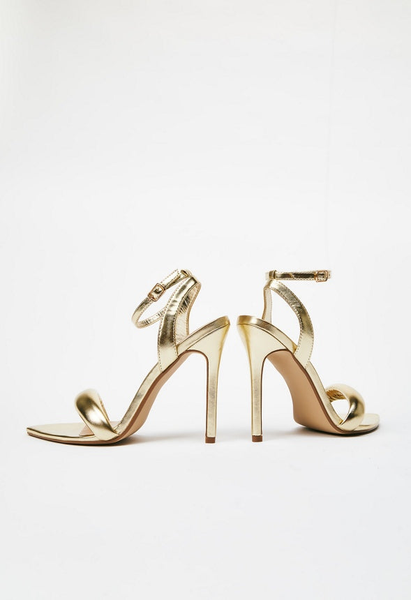 NAOMI HEELED SANDAL Gold