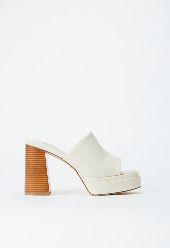 Bristol Block Heeled Sandal Birch/Brown Stack