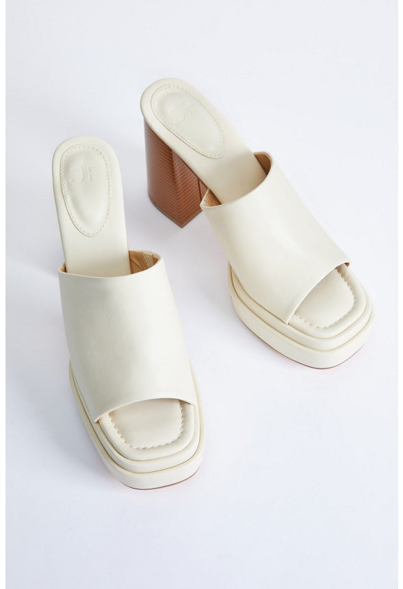Bristol Block Heeled Sandal Birch/Brown Stack