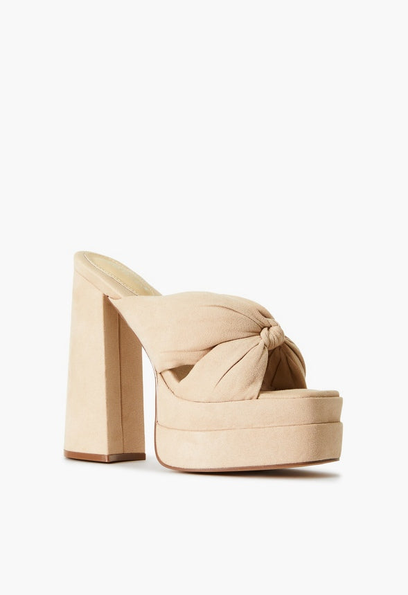 TRACEY PLATFORM SANDAL Semolina