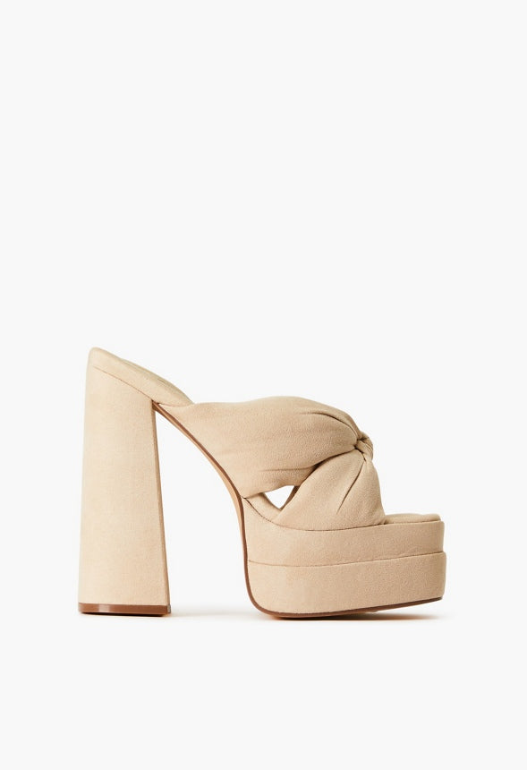 TRACEY PLATFORM SANDAL Semolina