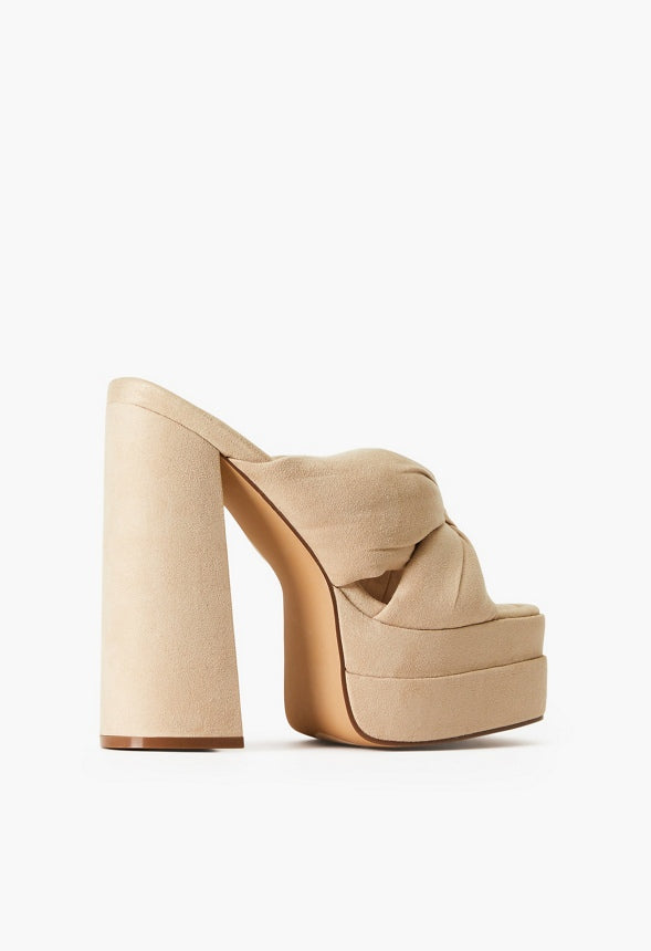 TRACEY PLATFORM SANDAL Semolina