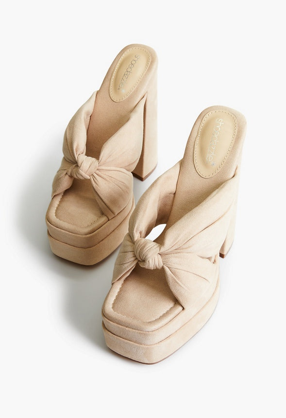 TRACEY PLATFORM SANDAL Semolina
