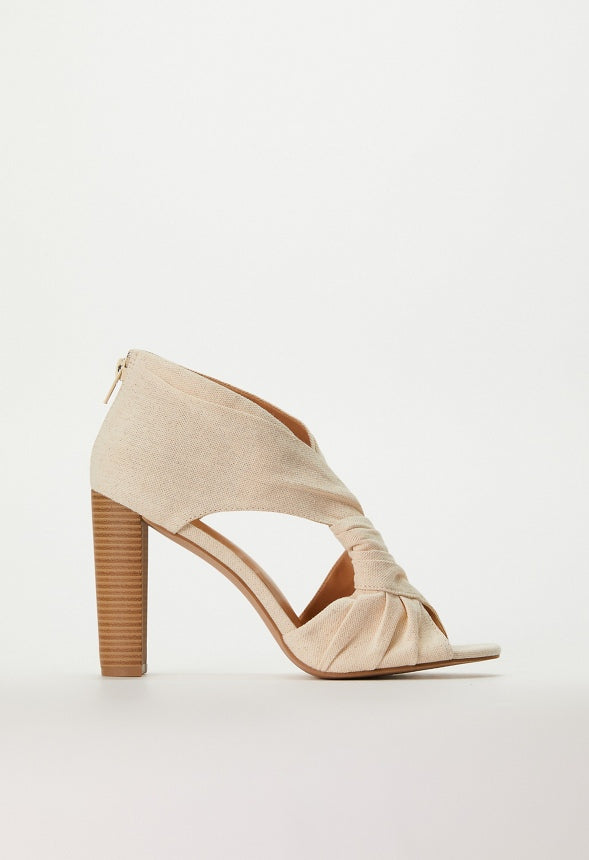 ELLIE HEELED SANDAL Natural