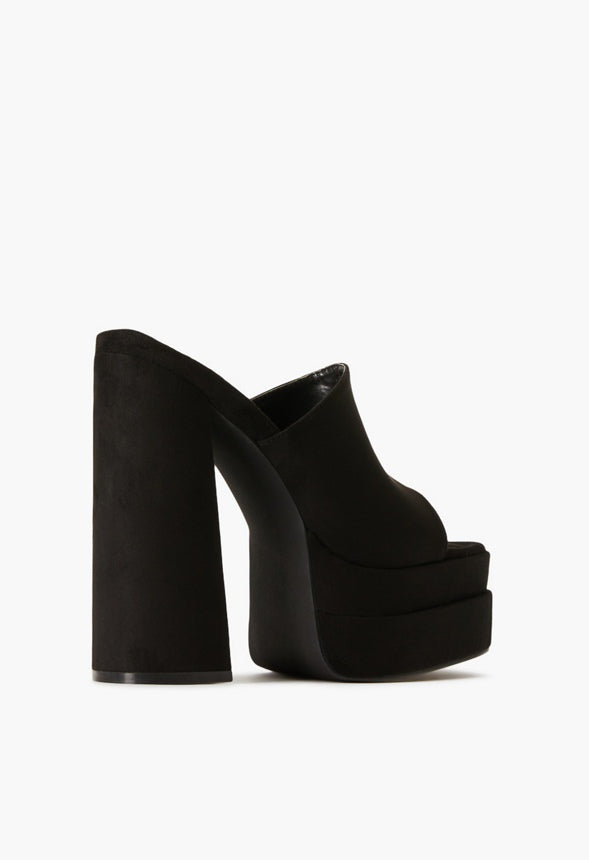 EMMY PLATFORM SANDAL Black Caviar