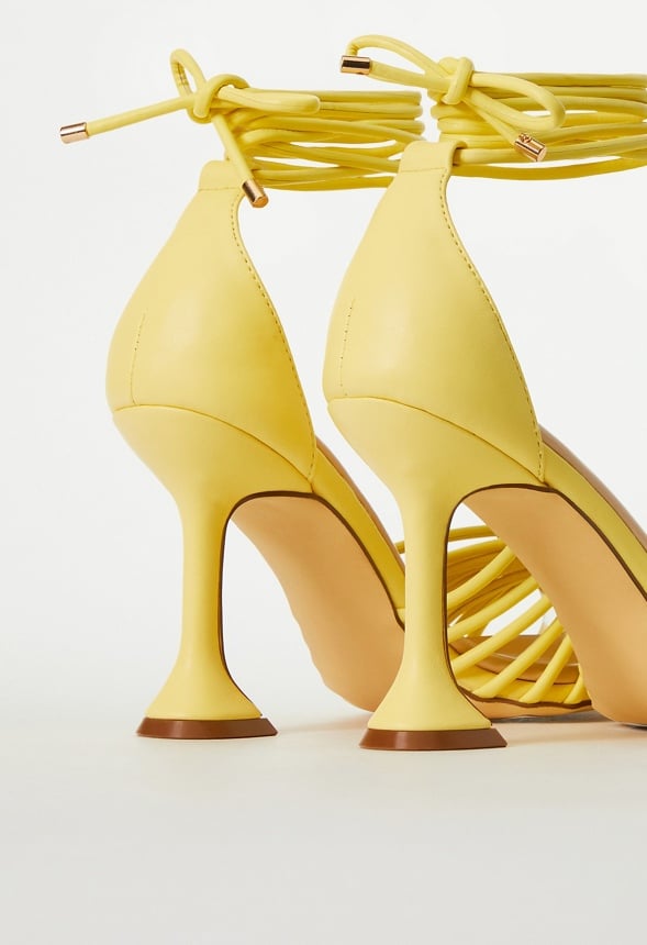 FAY STRAPPY SANDAL Pale Banana