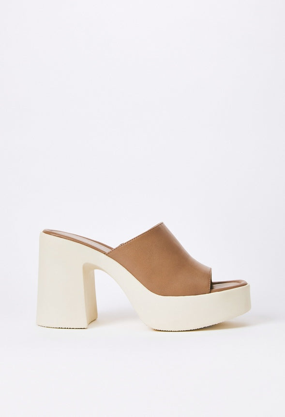 KENZIE BLOCK HEELED SANDAL Portobello