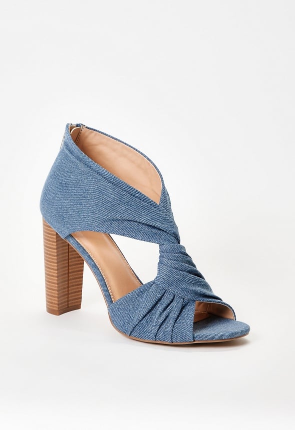 Ellie Heeled Sandal Medium Denim