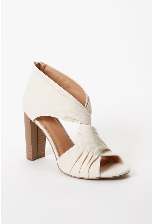 Ellie Heeled Sandal Natural