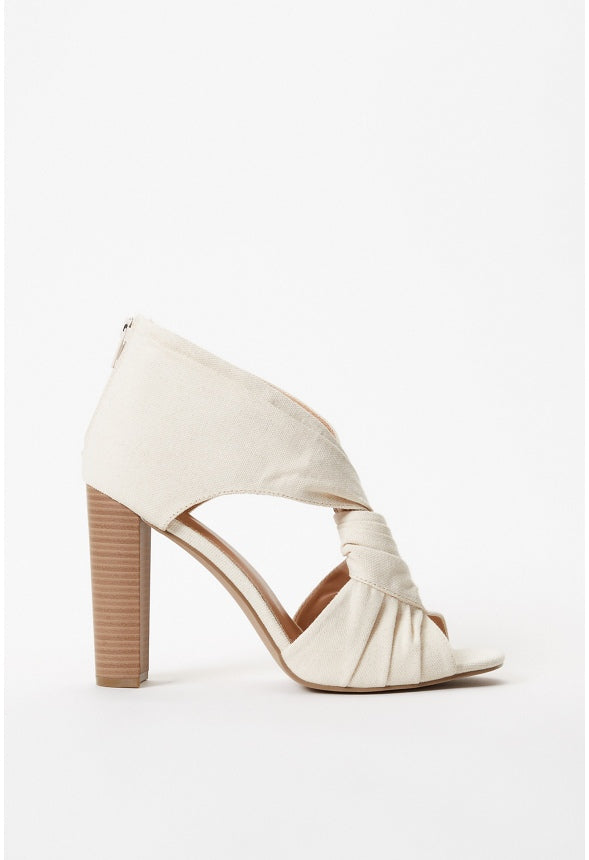Ellie Heeled Sandal Natural