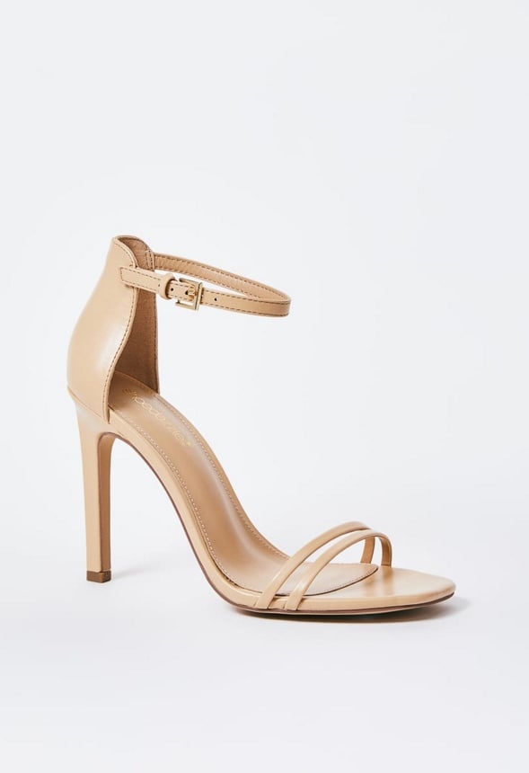 NO TIME TO WASTE STILETTO HEELED SANDAL Beige