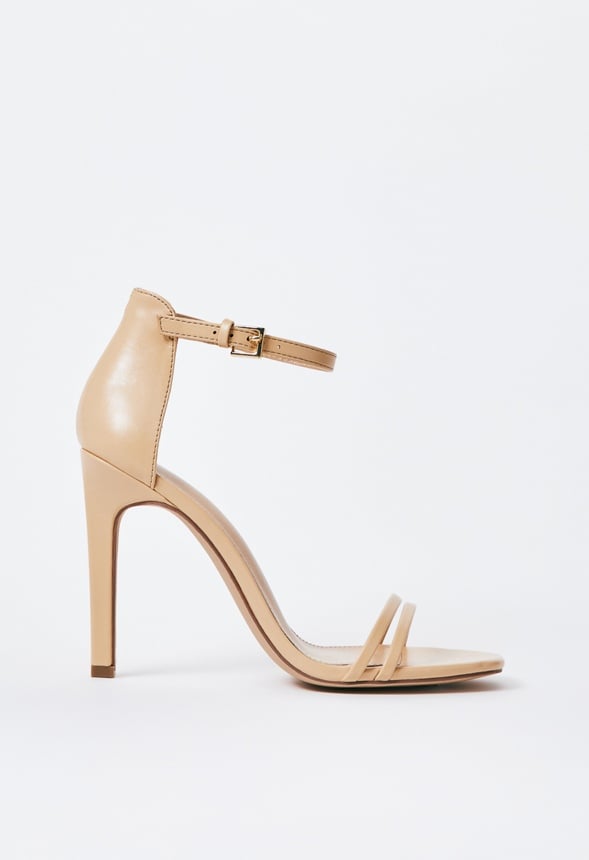 NO TIME TO WASTE STILETTO HEELED SANDAL Beige