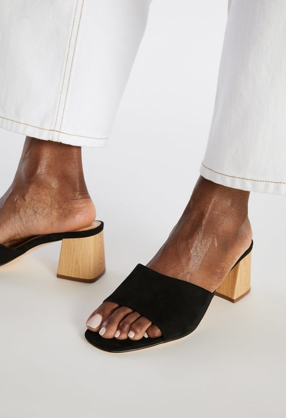 Harlowe Heeled Sandal Black