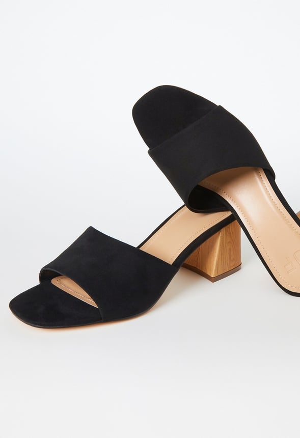 Harlowe Heeled Sandal Black