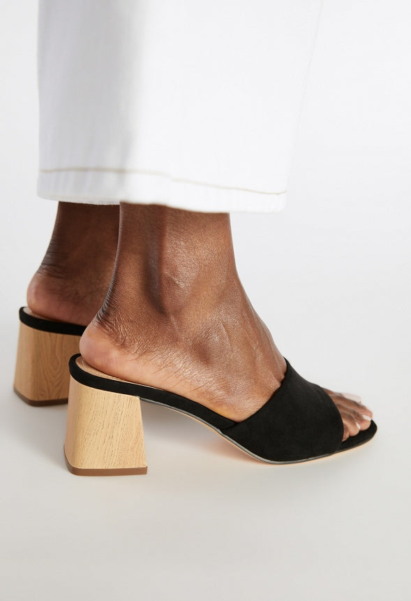 Harlowe Heeled Sandal Black