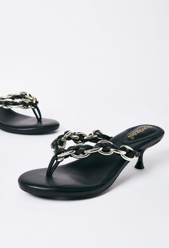 Mariana Heeled Sandal Black