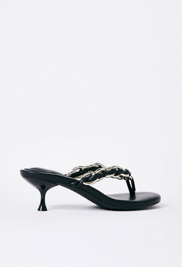 Mariana Heeled Sandal Black
