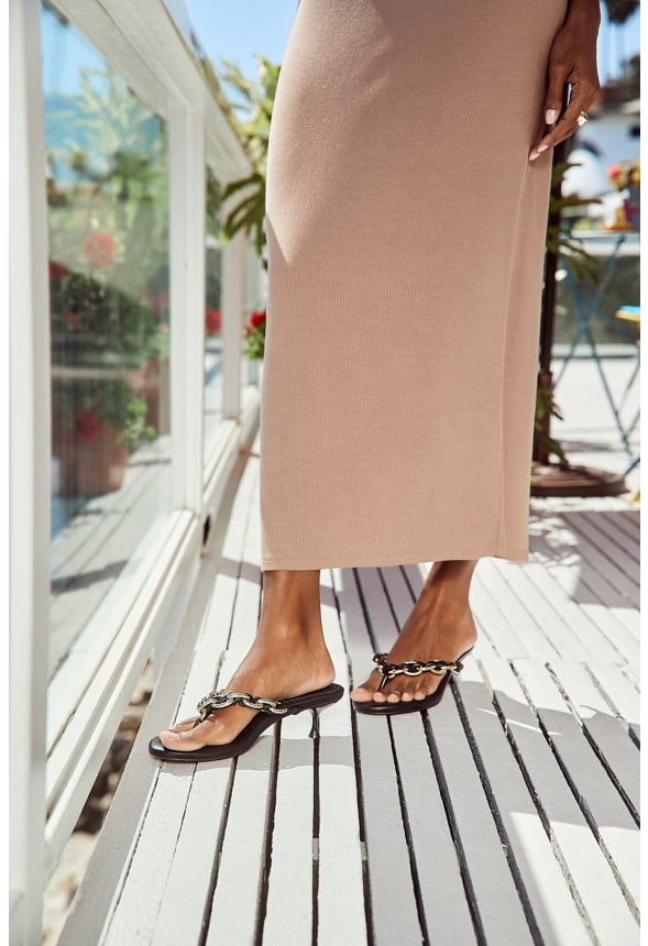 Mariana Heeled Sandal Black