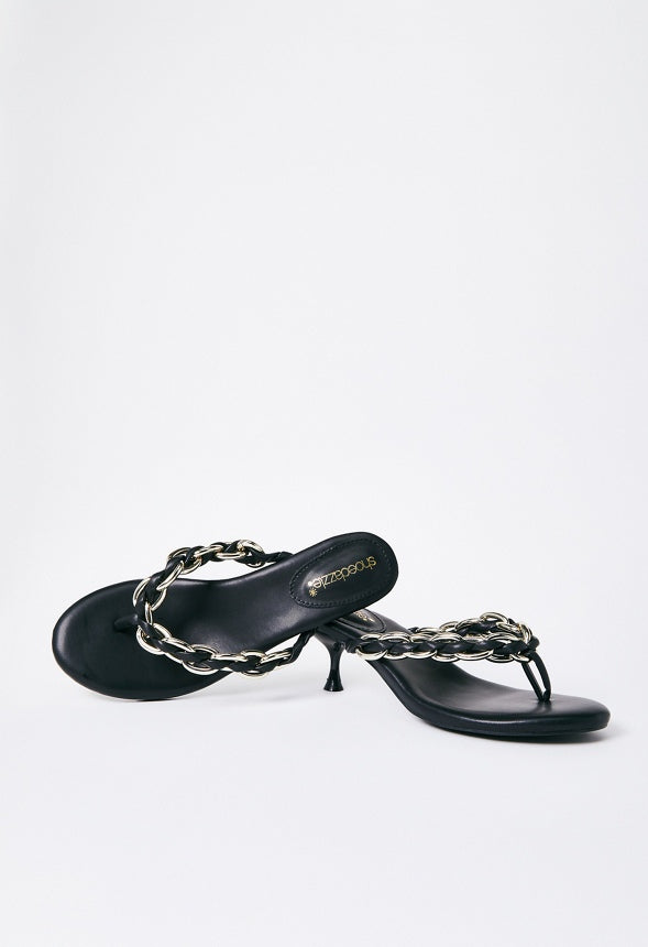 Mariana Heeled Sandal Black