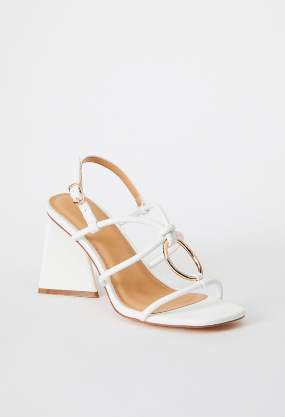 Aelia Gladiator Sandal Bright White