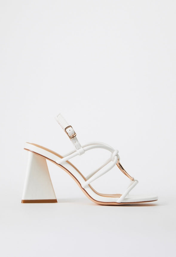 Aelia Gladiator Sandal Bright White