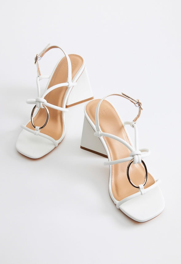 Aelia Gladiator Sandal Bright White