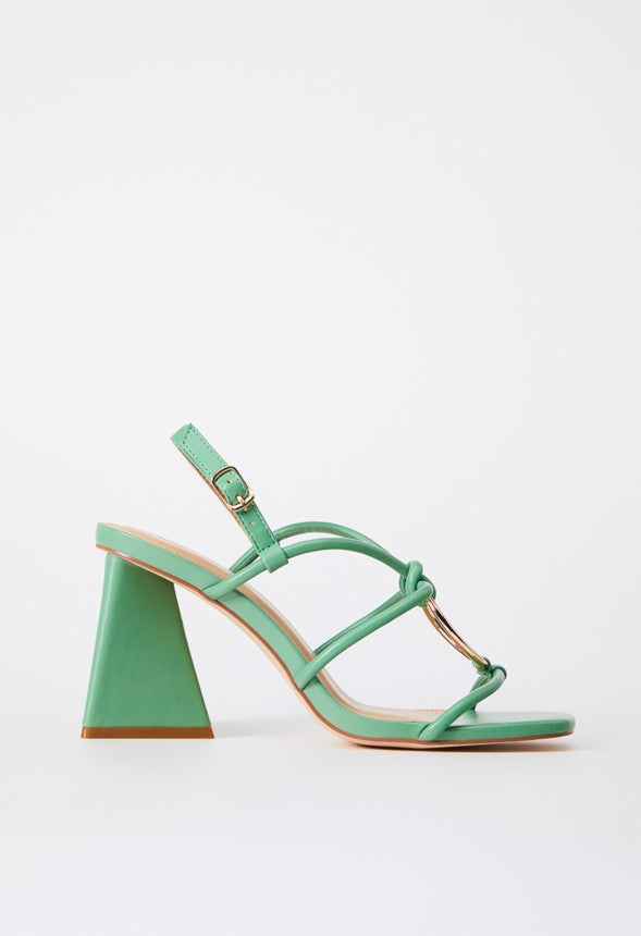 Aelia Gladiator Sandal Stone Green