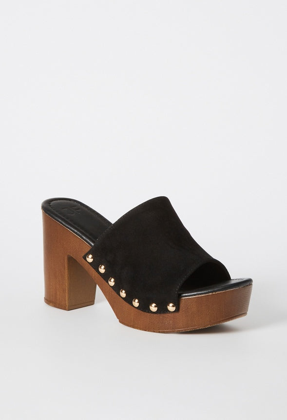 Katya Heeled Sandal Black