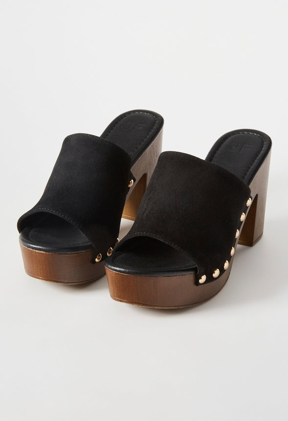 Katya Heeled Sandal Black